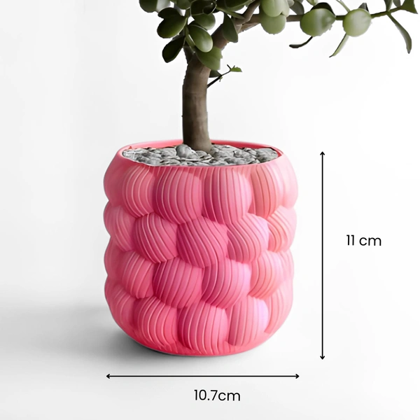 Styra Wall Planter 1.11 (Bubble Style) - 11 cm, Radical Red