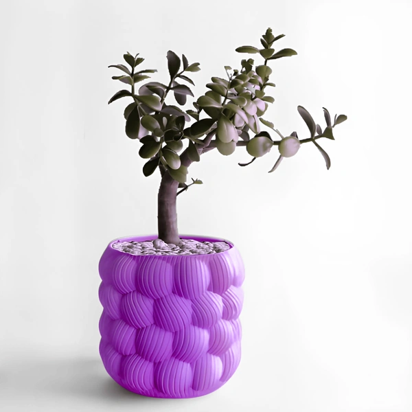 Wall Planter 1.11 (Bubble Style) - 11 cm, Purple
