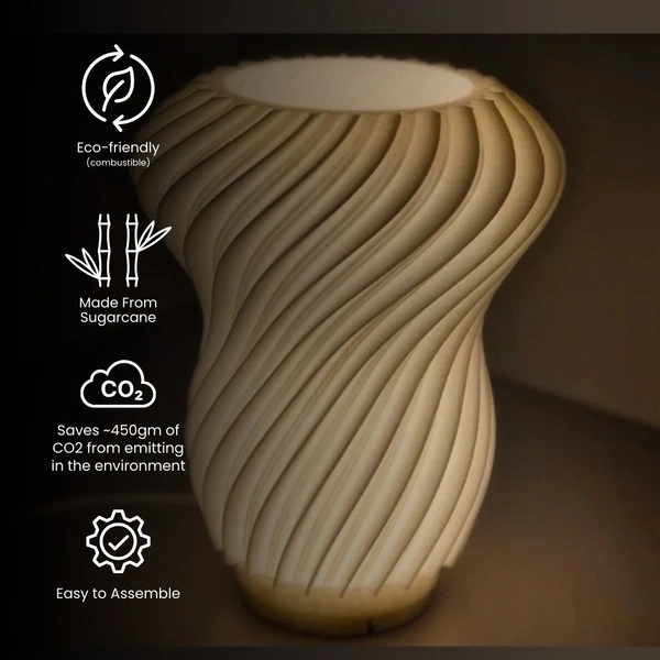 Mystery Lamp Shade - 10 cm, Chalky