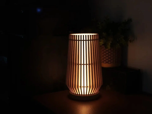 Slatted Line Lamp - 12 cm, Chalky