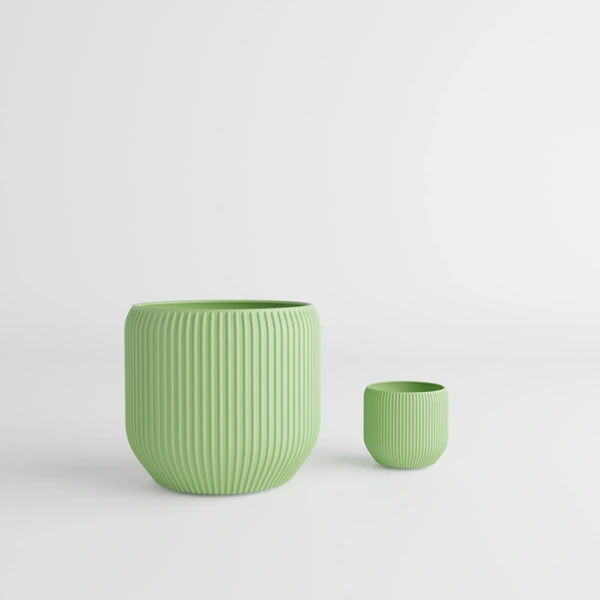 Self Watering Planter Pot - 12.8 cm, Yellow