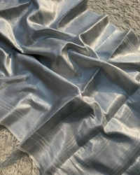 बनारसी तनछुई सारी - Silver, Free