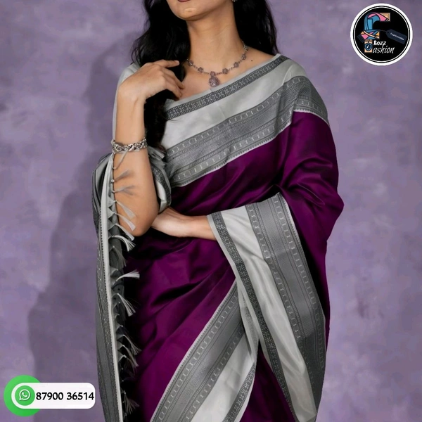 Banarasi Soft Silk Saree |बनारसी रेशमी साडी  - Clairvoyant, Saree:5.50Mtr Blouse:0.80Mtr