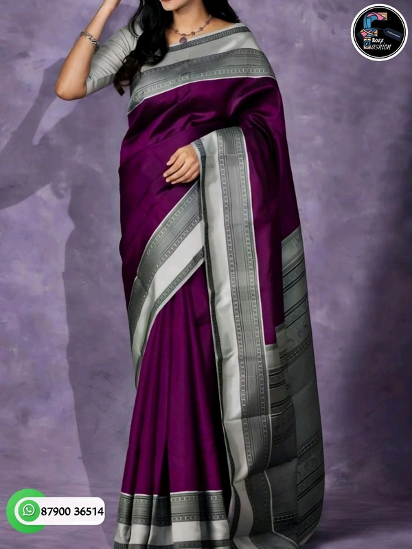 Banarasi Soft Silk Saree |बनारसी रेशमी साडी  - Clairvoyant, Saree:5.50Mtr Blouse:0.80Mtr