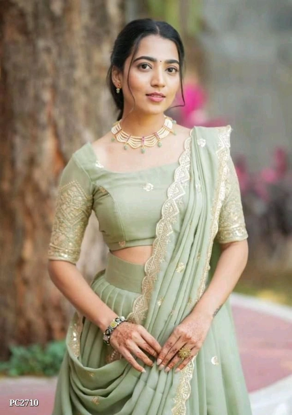 Lehenga Choli With HeavyEmbroidery & Sequence Work| लहंगा चोली
              - Pine Glade, XL