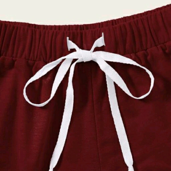 Maroon Hosiery Short - 28