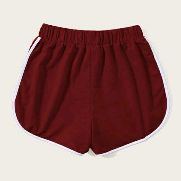 Maroon Hosiery Short - 28