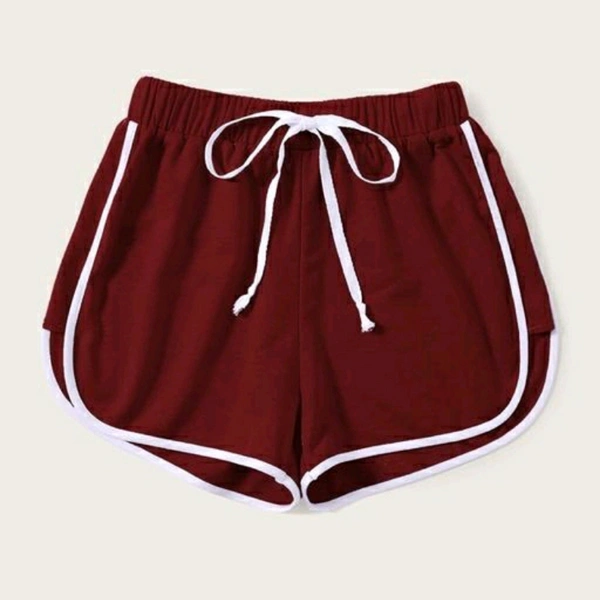 Maroon Hosiery Short - 28
