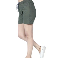 Olive Cotton Short - 32