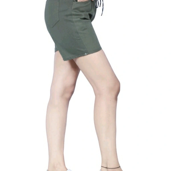 Olive Cotton Short - 32
