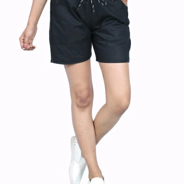 Black Cotton Short - 30