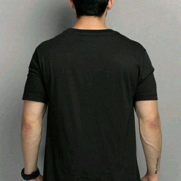 Joker Printed Cotton Black T-shirt For Men - S