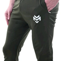 Olive Lycra Track Pants For Men - 30