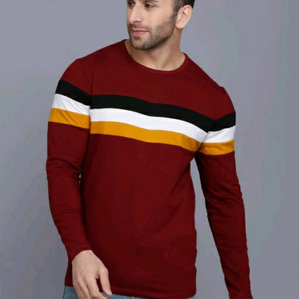 Classy Maroon Full Sleeve Shirt For Men - M, 7938256