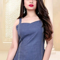 Sleeveless Denim Dresses - S, 15238639