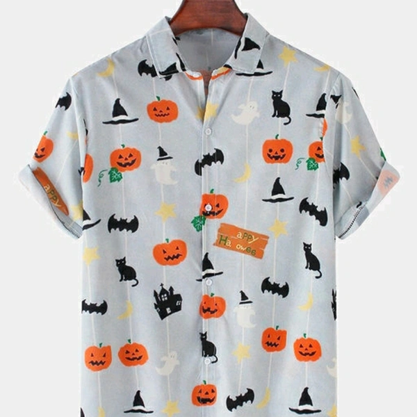 Premium Poly Cotton Printed Half Sleeve - 19034411 - M