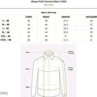 Designer Fold Down Casual Hair Sleeve Shirt - XL