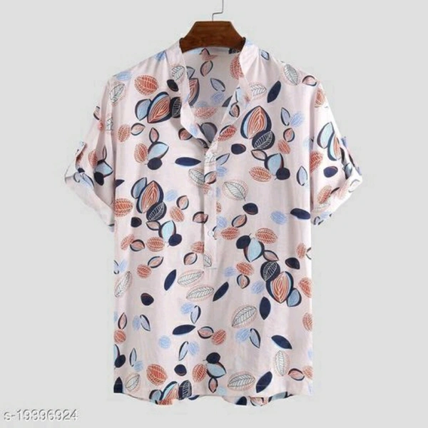 Avatar Element Pattern Print Breathable Half Sleeve Shirt - M