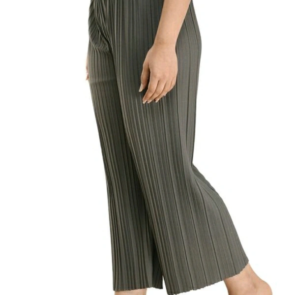 Grey And Maroon Palazzo (Set Of 2) - 28