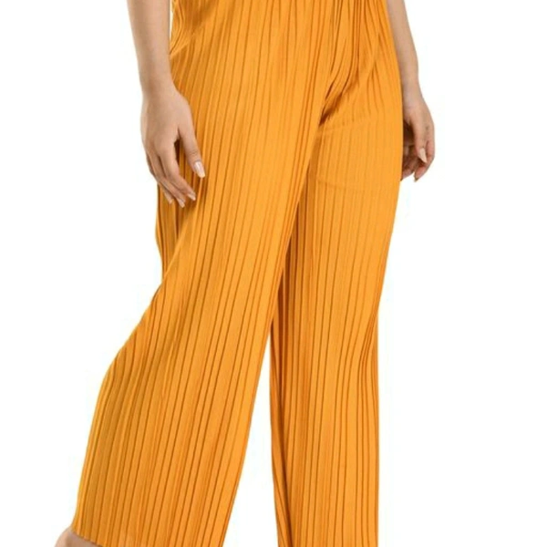 Yellow And Black Palazzos (Set Of 2) - 28