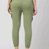 Green Cotton Cargo For Women - 32