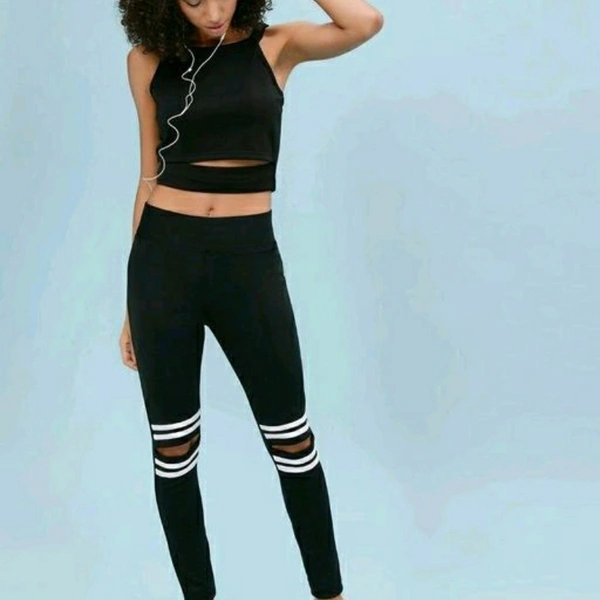 Stylish Black Cotton Lycra Jeggings - 34