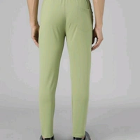 Men's Lycra Light Green Track Pant - 28