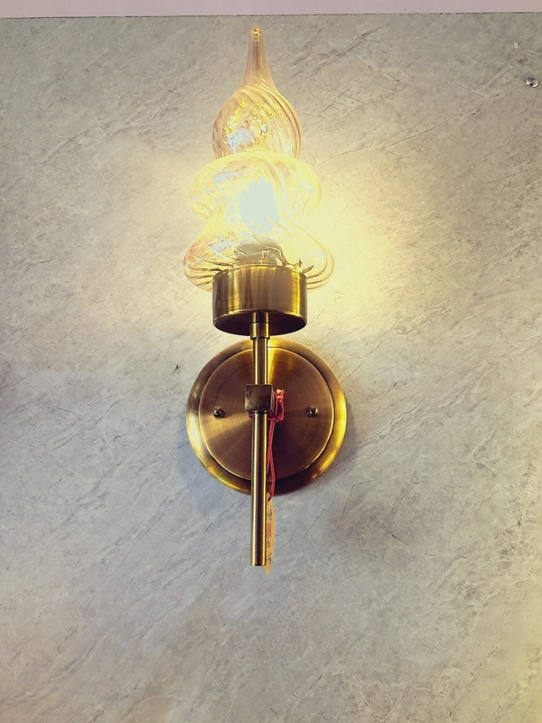 Sri Ram Light House Wallchiere Wall Lamp With Bulb   - Golden Grass, White