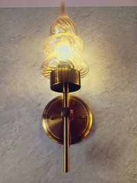 Sri Ram Light House Wallchiere Wall Lamp With Bulb   - Golden Grass