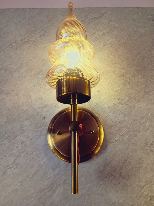 Sri Ram Light House Wallchiere Wall Lamp With Bulb   - Golden Grass