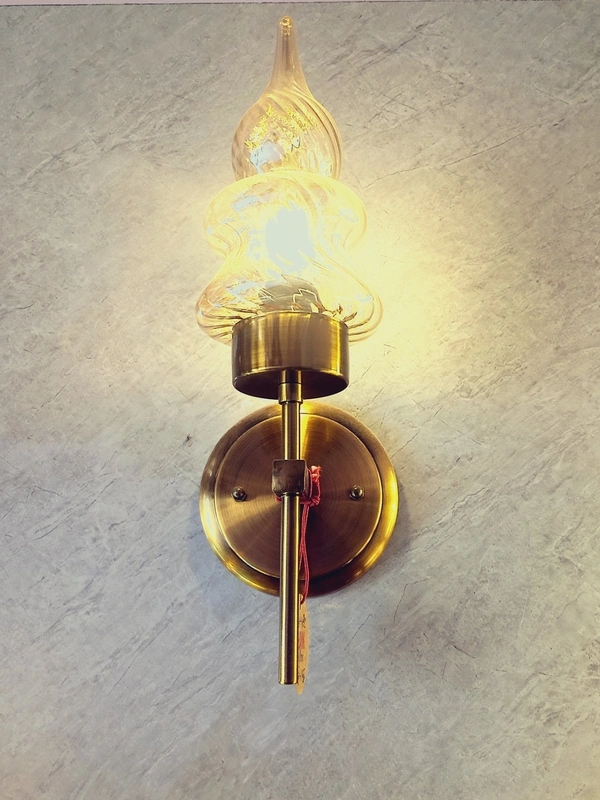 Sri Ram Light House Wallchiere Wall Lamp With Bulb   - Golden Grass, White