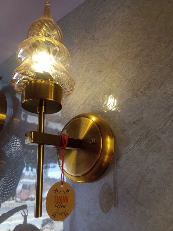Sri Ram Light House Wallchiere Wall Lamp With Bulb   - Golden Grass