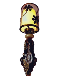 1216 Glass Wall Light - Gold