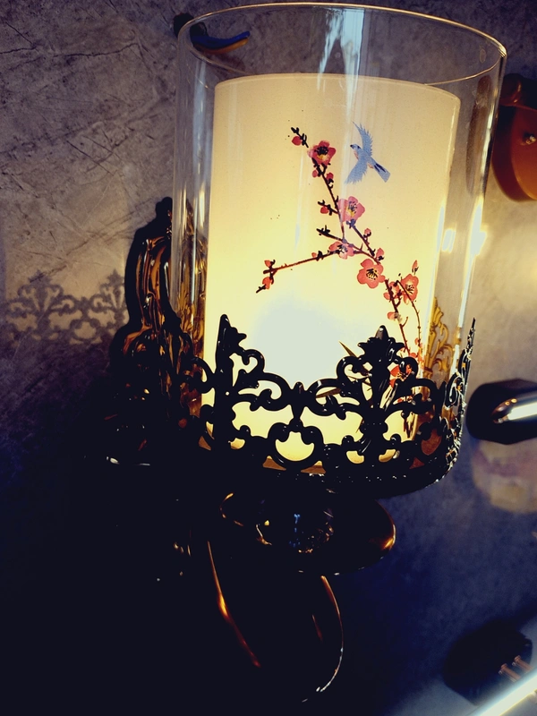 3124 Glass Wall Light - Reef Gold