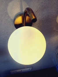 Tripping Wallchiere Wall Lamp With Bulb - Gold