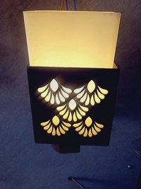 Modern Design Three Shade Wall Lamp With Bulb - Woodrush