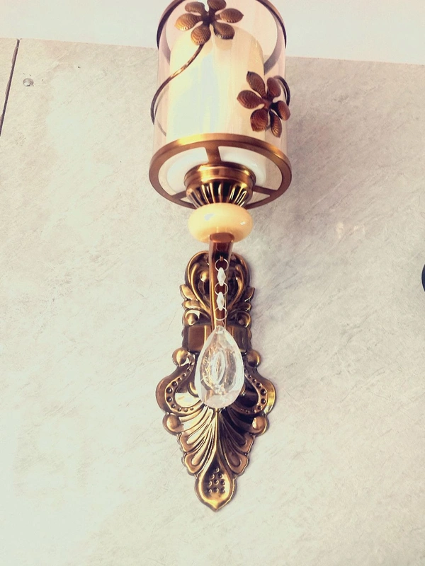 Onecya Royal Fancy Uplight Wall Lamp With Bulb - Woodrush