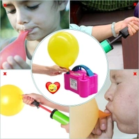 Owmoy Electric Balloon Pump, Dual-Nozzle Portable Balloons Air Pump for Balloon Arch, Balloon Garland, Party Decorations, Kids Birthday, Baby Shower, Party Supplies & Decor