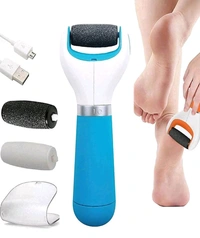 MK Gadgets Foot Roller Callus Remover Hard and Dead Skin Remover Care Feet Care Callus Remover Pedicure for Hard Cracked Skin, Foot Scrubber Roller (Blue) - Cerulean, 16.5*7.5*4.5 cm