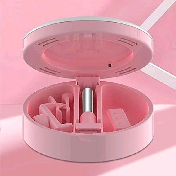 Miraco LED Desktop Makeup Mirror Selfie Light Ring Lamp Adjustable Bright for Live Photo Photography Studio - Blush Pink, 19*18*8 cm