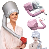 MRT Portable Soft Bonnet Hood Hair Blow Dryer Attachment Head Cover Hot Oil Treatment Hat, Portable Hair Salon Heat Cap for Drying, Styling,Curling