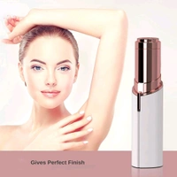 V-Care Finishing Touch Painless Electric Eyebrow Trimmer Facial Hair Remover for Women (White) - White, Item:- L x W x H : 15x10x5 cm