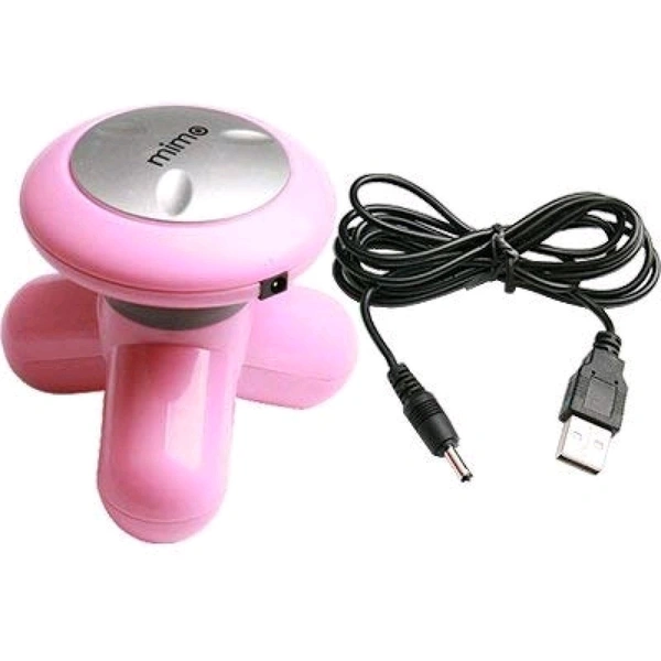 Techno Mini USB Full Body Mini Massager, Vibrator ,Vibration, Portable Compact Full Body Vibration Electric Massager ,Full Body Massager - pink, 13*13*14.5