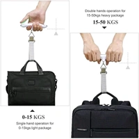 unicorn Electronic Balance Portable Hook Weighing Machine Digital Hanging Luggage Fishing Hook Scale with Stainless Steel Travel Scale Suitcase Scale with Strong Straps and Backlit, Luggage Weight Scale Portable, Digital Luggage Scales for Flights, Travel, Home 50 kg - Gray, 17*4*9 cm