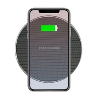 Smart Tech Wireless Charger Fast Qi Certified 10W Charging Pad - Compatible with Smartphone & Other Qi Devices (Charging Cable Included) (Black) - Black, Free