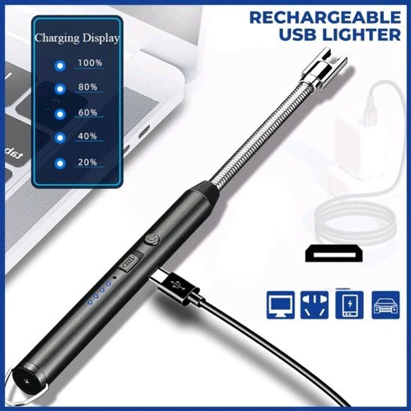 USB Rechargeable Electric Gas Lighter for Kitchen Gas Stove