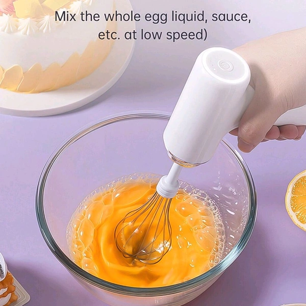 AVM Portable 2813 Wireless Hand Mixer - Rechargeable High Power Whisk & Beater | Wireless Hand Mixer 2813 - Rechargeable Handheld Blender & Whisk