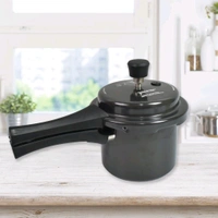 RAYS Aluminium Rays Black Beauty Cooker: Healthy 1.5L Pressure Cooking with Induction Base