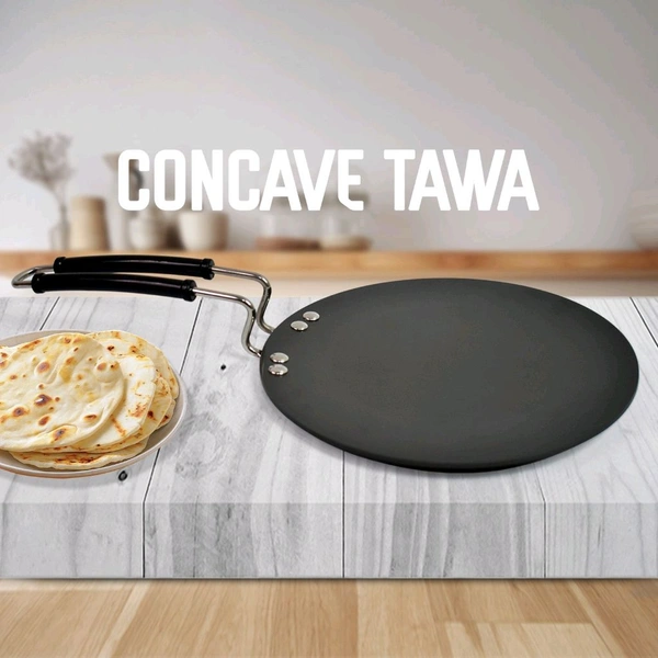 RAYS Multi-Purpose Aluminium Rays Roti Tawa - 9-Inch Non-Stick, Non-Toxic Cooking Essential