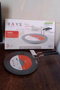 RAYS Multi-Purpose Aluminium Rays Roti Tawa - 9-Inch Non-Stick, Non-Toxic Cooking Essential